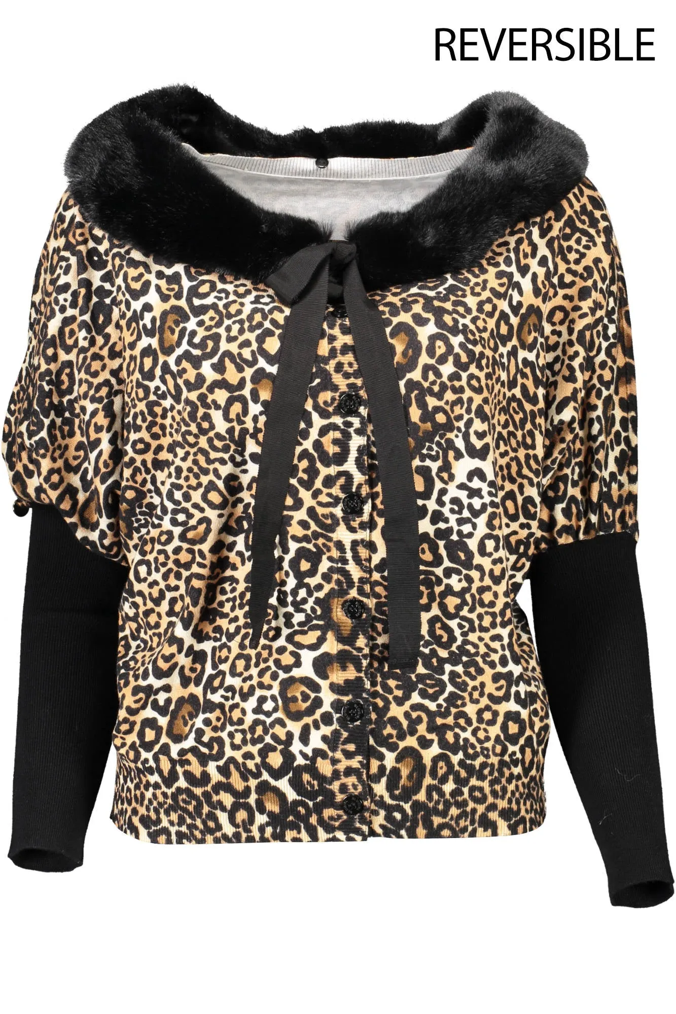 BLUGIRL BLACK WOMAN SWEATER