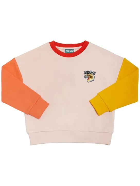Kenzo Kids   Cotton sweatshirt w/ logo patch 
