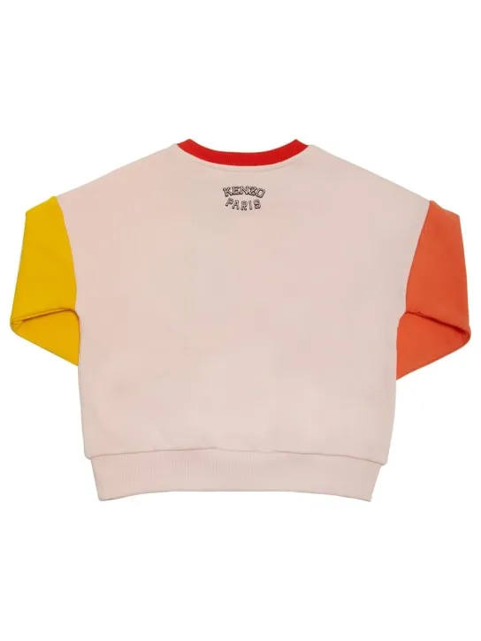 Kenzo Kids   Cotton sweatshirt w/ logo patch 